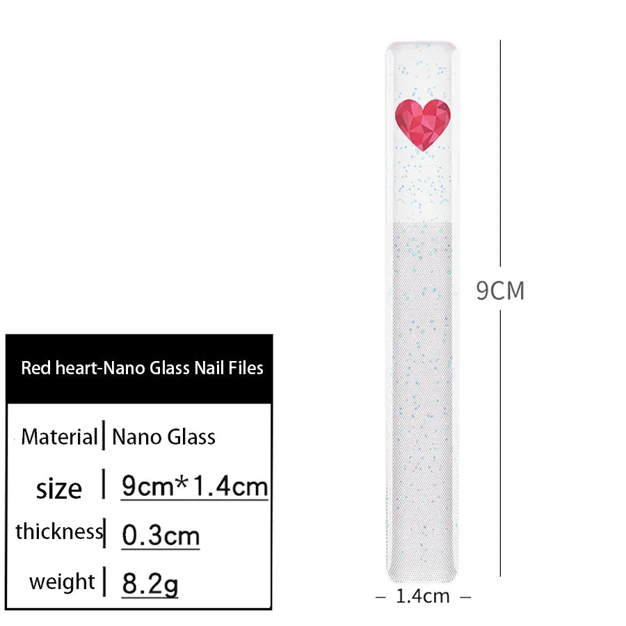Nano Glass Nail File – Professional Washable Polishing Tool for Shiny, Smooth Nails