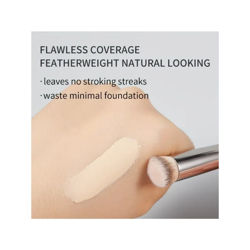 Luxury Under Eye & Nose Contour Brush – Dense Bristles for Flawless Coverage