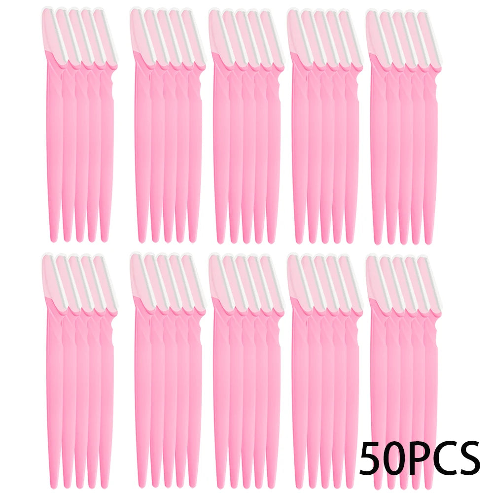 Eyebrow Razor Set – Multipurpose Face Razors for Women & Men, Dermaplaning Tool with Easy-to-Use Shaver Blades