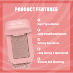 Bronzer & Contour Stick – Matte Face Shading & Highlighter Palette