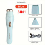 Electric Waterproof Hair Trimmer for Women – Painless Body & Facial Hair Removal