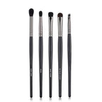 Black Crease Eye Shadow Brush Set – Soft Synthetic Hair, Travel-Friendly