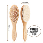 Deep Pore Face Cleansing Brush – Professional Fiber Exfoliating Brush with Wooden Handle