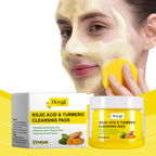 Turmeric Cleansing Pads – Exfoliating Makeup Remover & Pore Refining Face Sponge