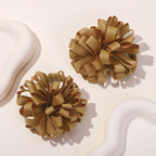 2Pcs Double Color Ribbon Flower Hairpins – Handmade Princess Hair Clips & Barrettes for Girls