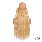 Fish Line Hair Extensions – Straight & Curly, 40/50/60cm, Daily Wear