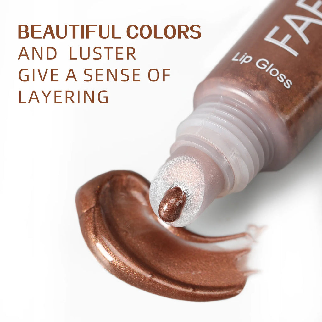 Pearl Mirror Liquid Lip Gloss – Glitter Shine, Moisturizing & Plumping Color