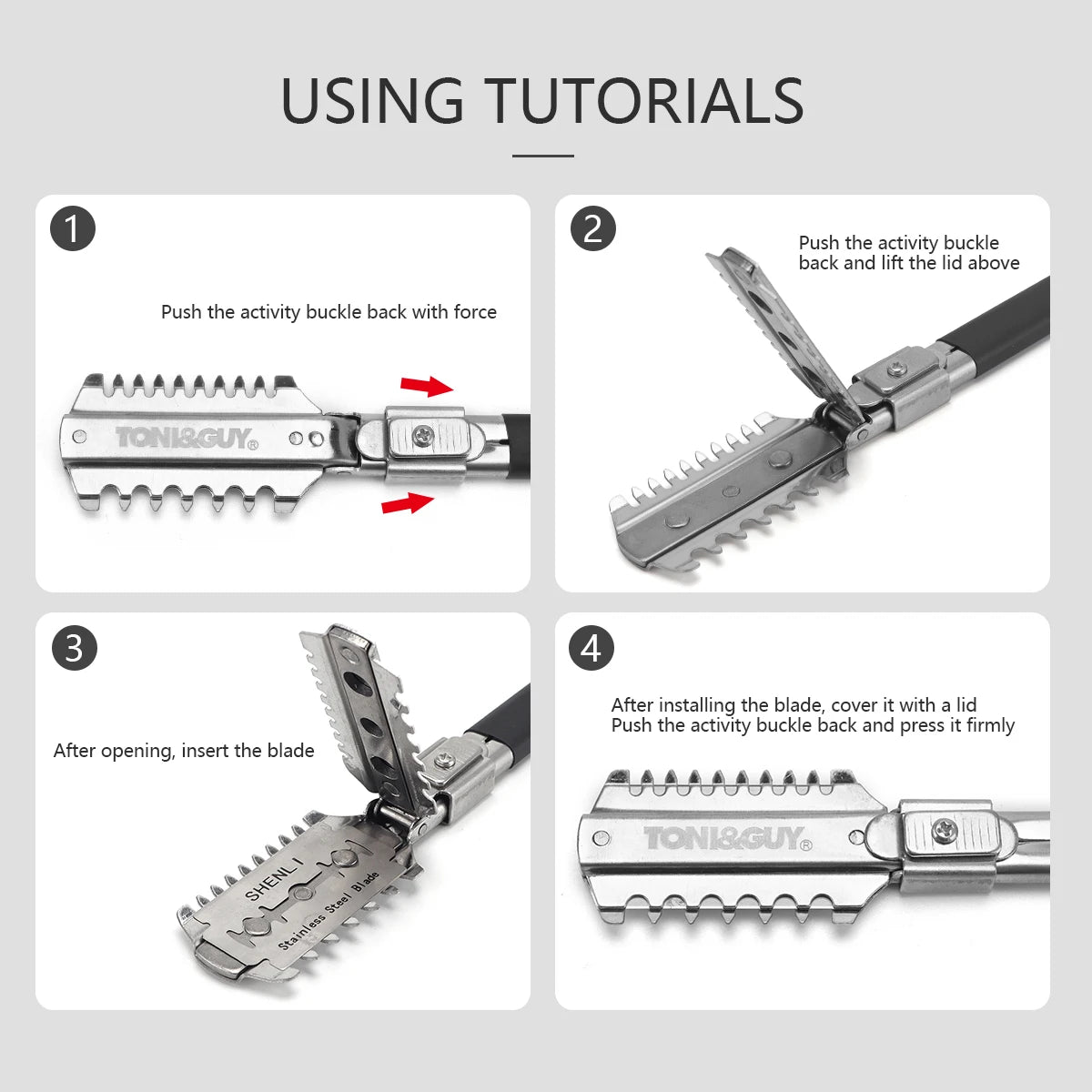 Professional Double-Edge Hair Razor Comb – Salon Cutting & Thinning Tool
