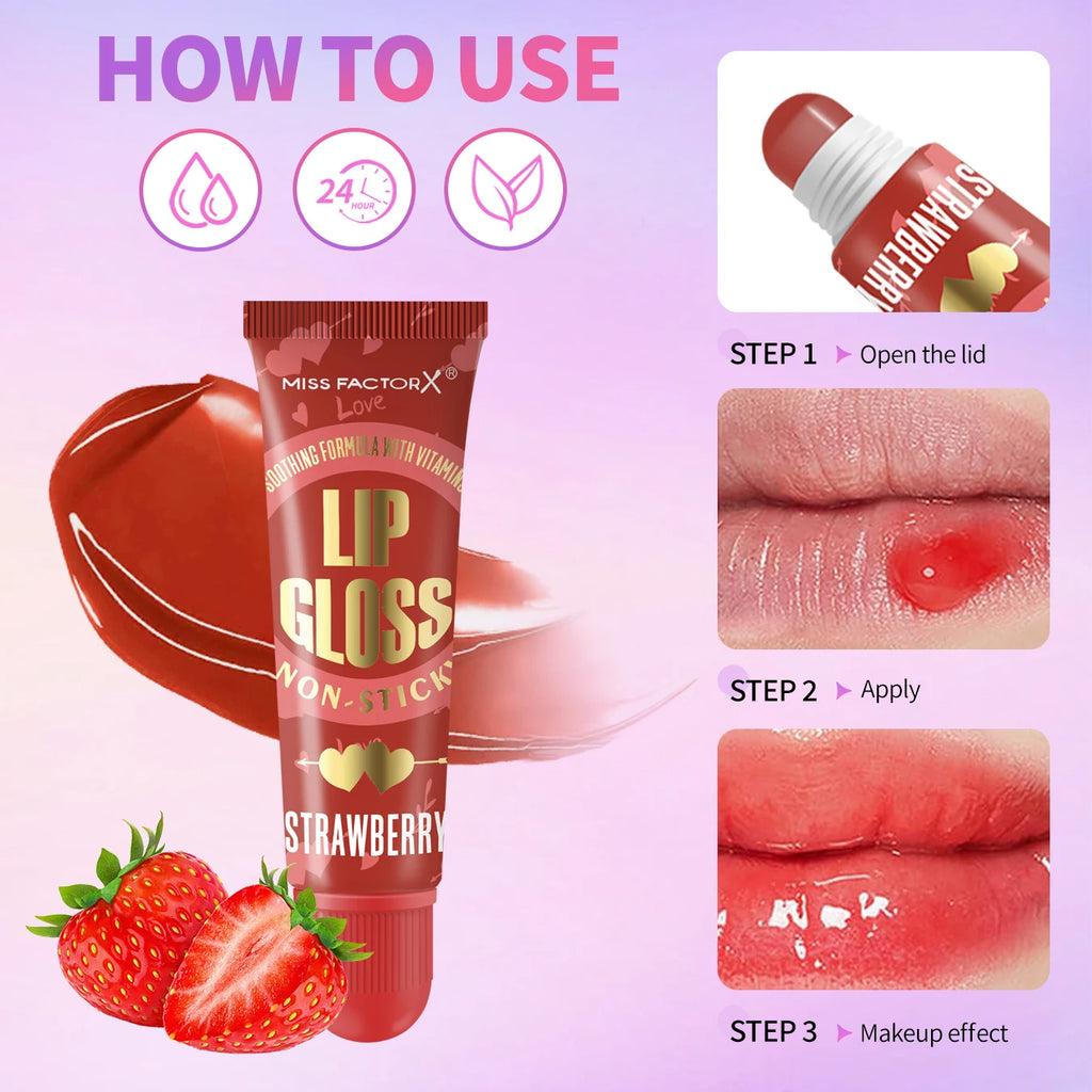 6-Piece Moisturizing Lip Oil Set – Long-Lasting Gloss, Travel-Friendly Gift