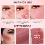 4-Color Liquid Blush – Long-Lasting, Blend able Vegan Cheek Tint