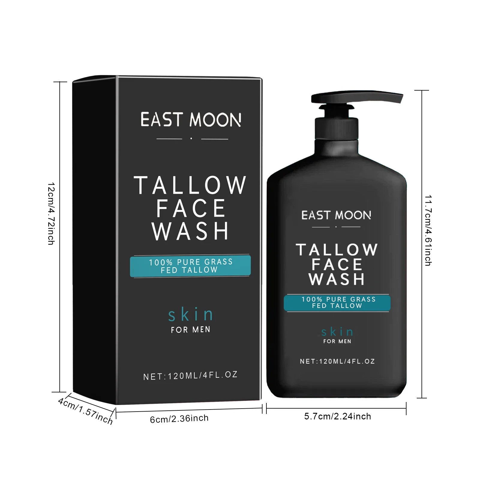 Men’s Facial Cleanser – Acne & Blackhead Control, Oil-Reducing Exfoliating Cream