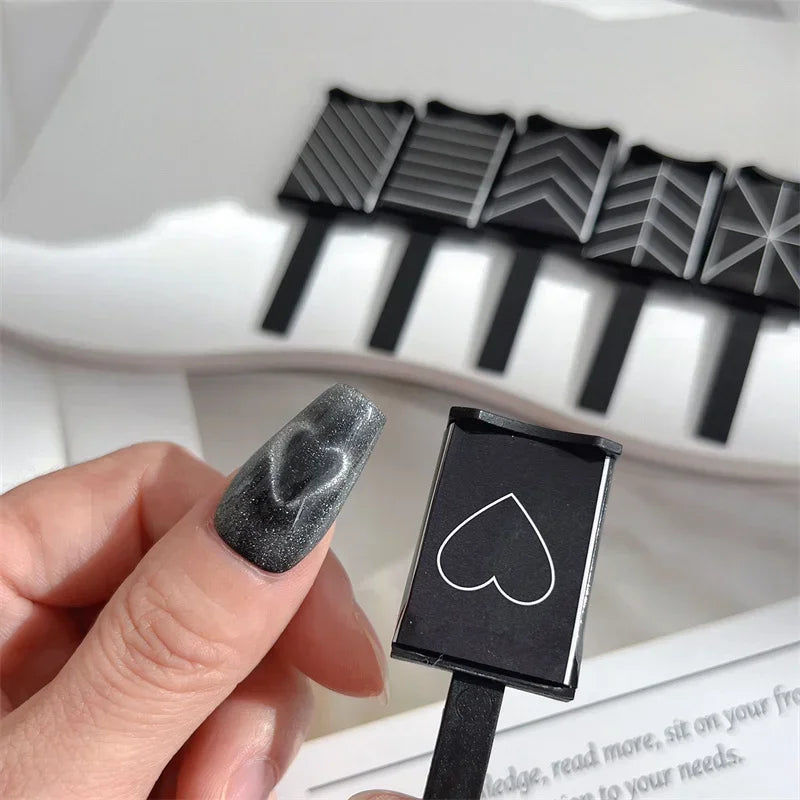 Magnetic Nail Art Tool – Cat Eye Gel Magnet Bars for Gel Polish