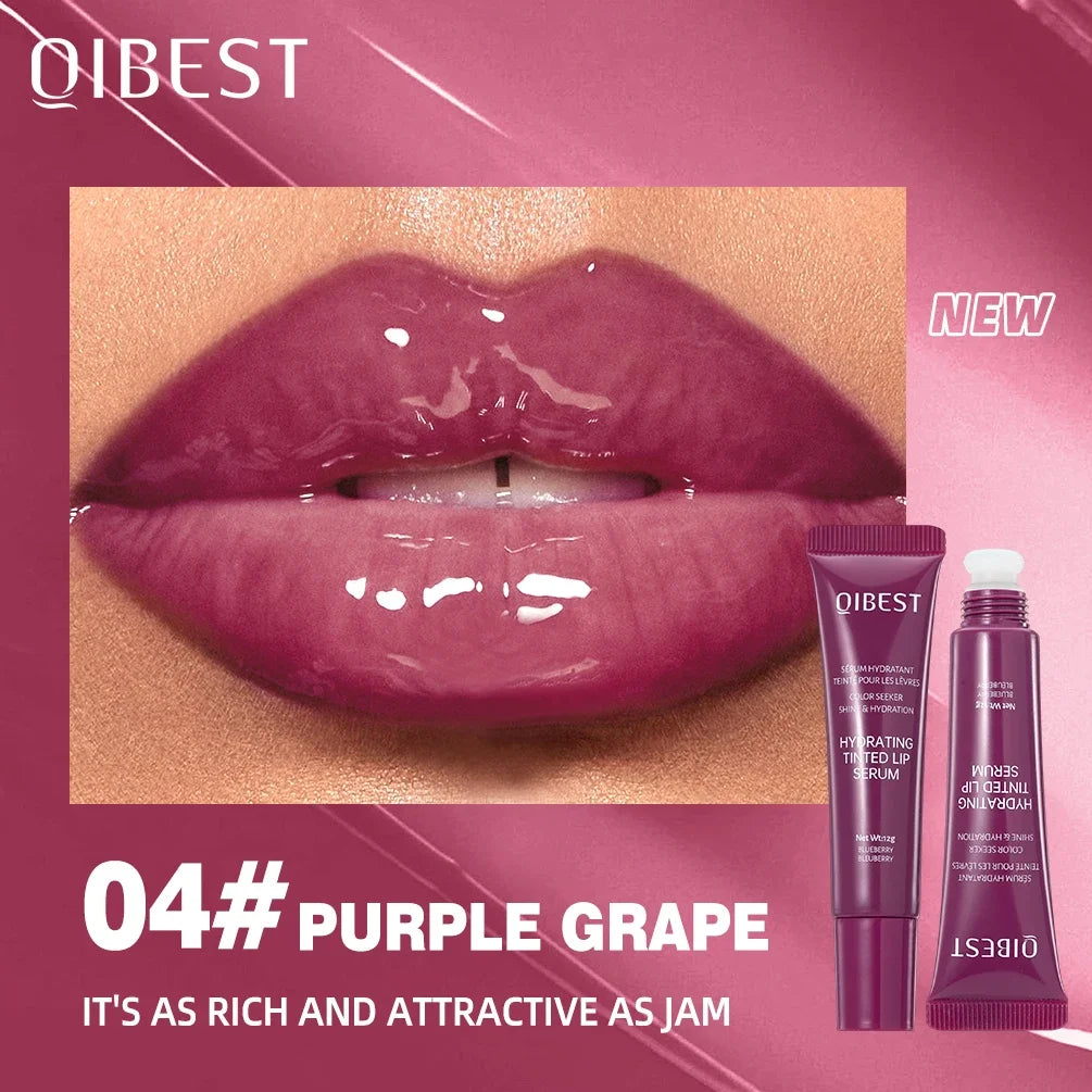 QIBEST Crystal Jelly Lip Oil Gloss – Hydrating & Smoothing Tint