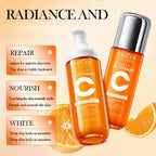 5x Vitamin C Skincare Set – Cleanser, Lotion, Eye Cream & Serum for Brightening & Even Skin Tone