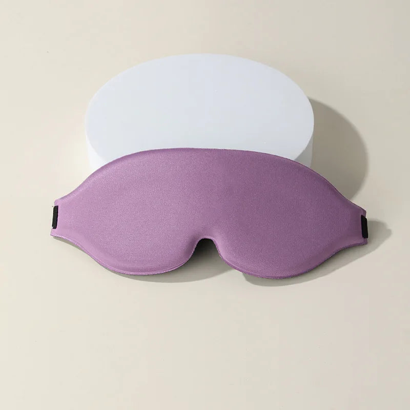 3D Contoured Eye Mask for Sleeping – Concave Molded Night Blindfold, Light Blocking Sleep Mask for Women & Men, Cute Comfort Design