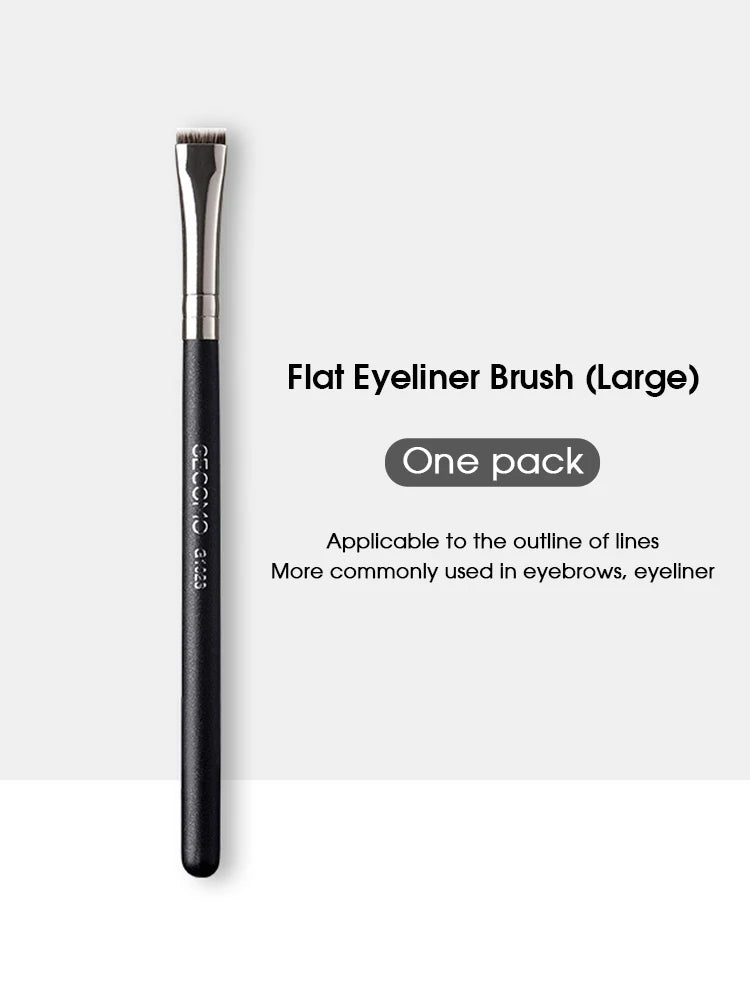 Multi-Functional Eye & Brow Brush – Flat, Angled, and Arc Tips