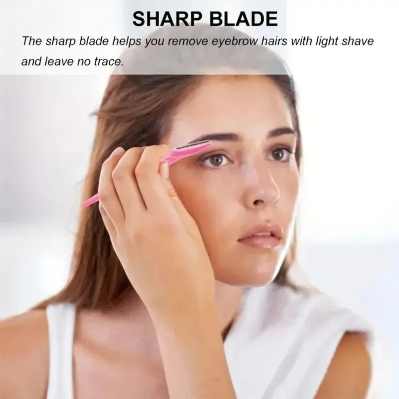 30pcs Eyebrow Razors for Women – Multipurpose Facial Razors & Dermaplaning Tools with Precision Safety Covers