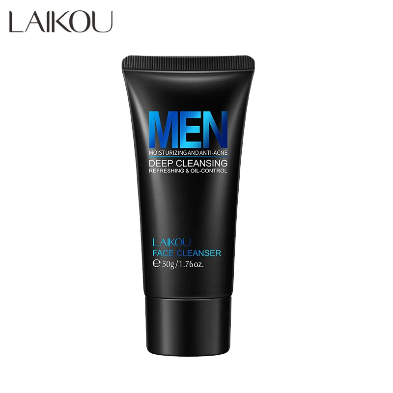 Men’s Deep Cleanse Face Wash – Oil Control & Moisturizing Cleanser 50g