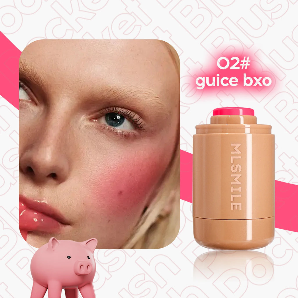 Natural Matte Blush Makeup – Waterproof, Long-Lasting, Moisturizing & Lightweight Blendable Highlight Blush