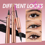Ultra-Fine Waterproof Liquid Eyeliner Pencil – 12-Hour Smudge-Proof, Quick-Dry Black Liner for Precision Wings & Arrows