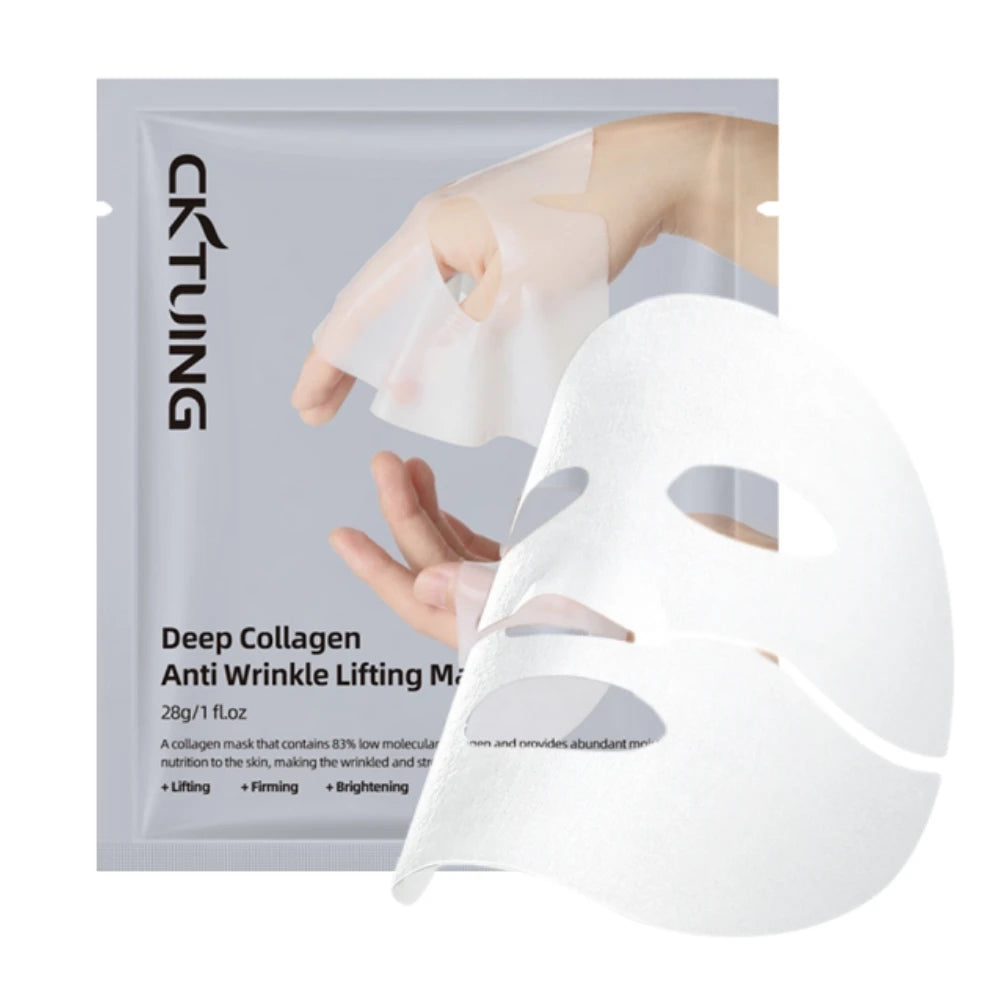 24/12Pcs Collagen Deep Hydrating Face Masks – Anti-Wrinkle, Brightening & Lifting Skincare Treatment