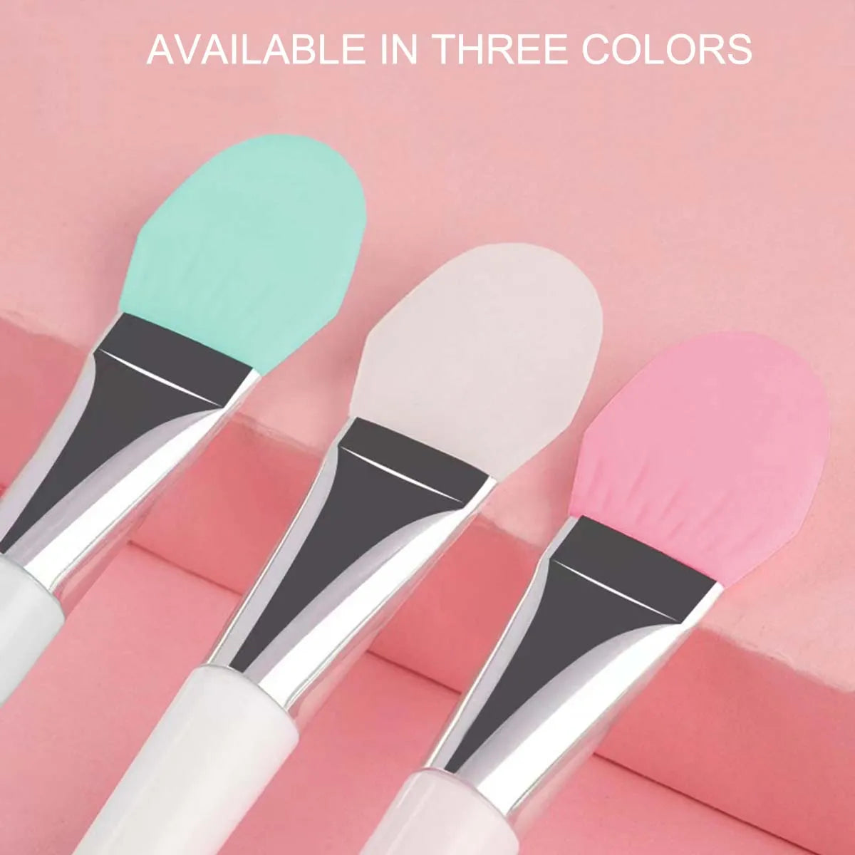 Double-Ended Silicone & Bristle Face Mask Brush