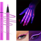 8-Color UV Glow Neon Liquid Eyeliner Set – Matte, Waterproof & Smudge-Proof High-Pigment Eye Makeup Pens