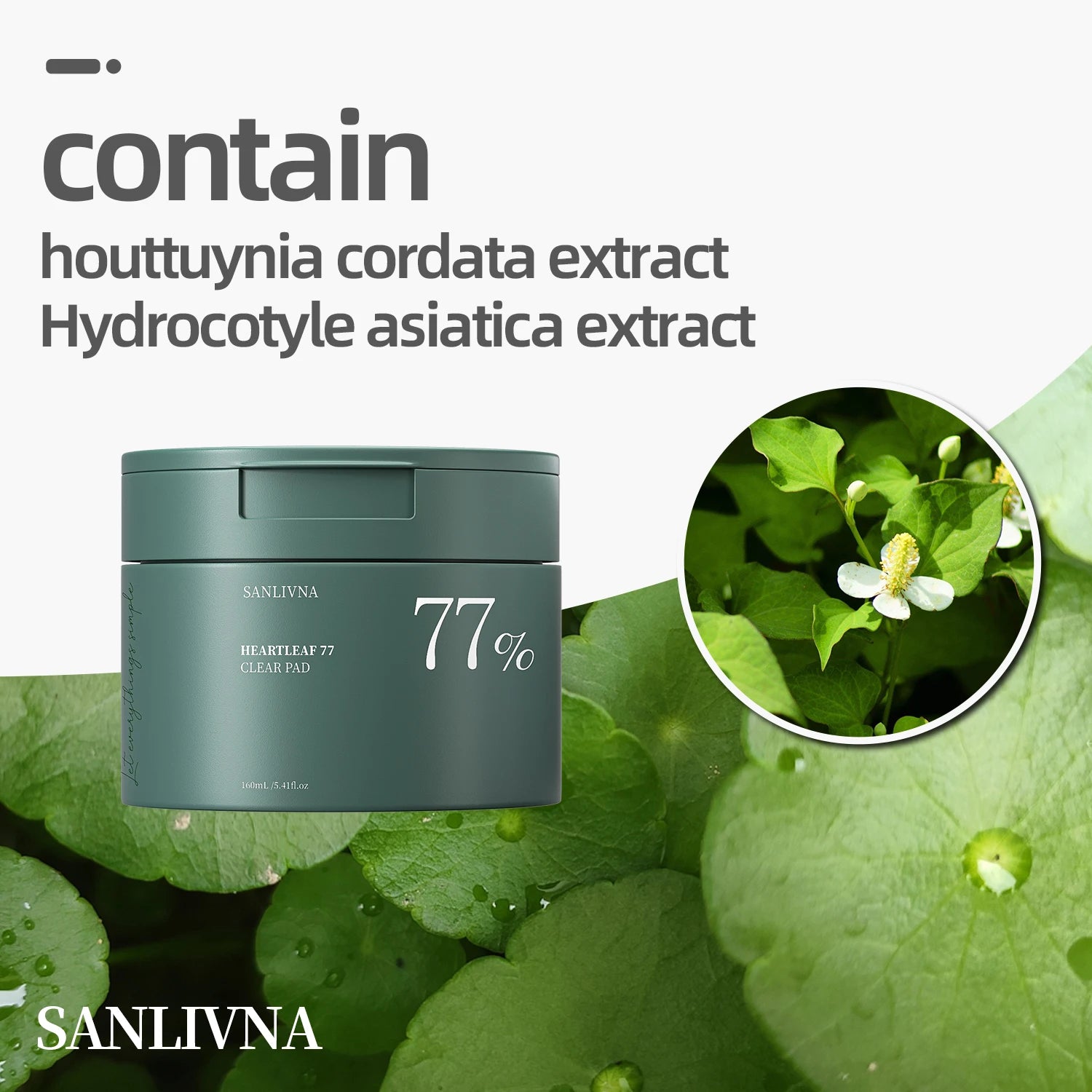 Heartleaf 77 Toning Pads – Hydrating & Pore Care with Centella, 160ml