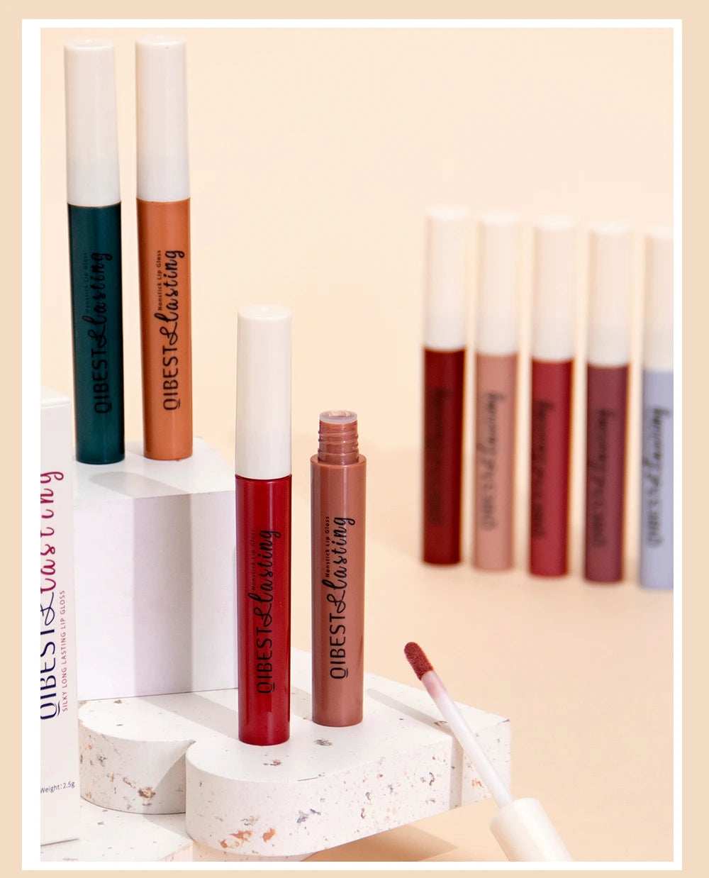 24 Colors Matte Liquid Lipstick Set – Long-Lasting, Waterproof, Non-Stick Velvet Lip Gloss