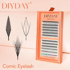 Anime Spire Individual Cashmere Eyelashes – Natural, Soft, Feathered Manga Lashes