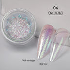 10g Gradient Pearl Nail Powder – Metallic Aurora Effect Glitter Dust for UV Gel Nail Art Decorations
