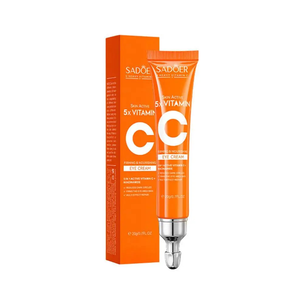 5x Vitamin C Skincare Set – Cleanser, Lotion, Eye Cream & Serum for Brightening & Even Skin Tone