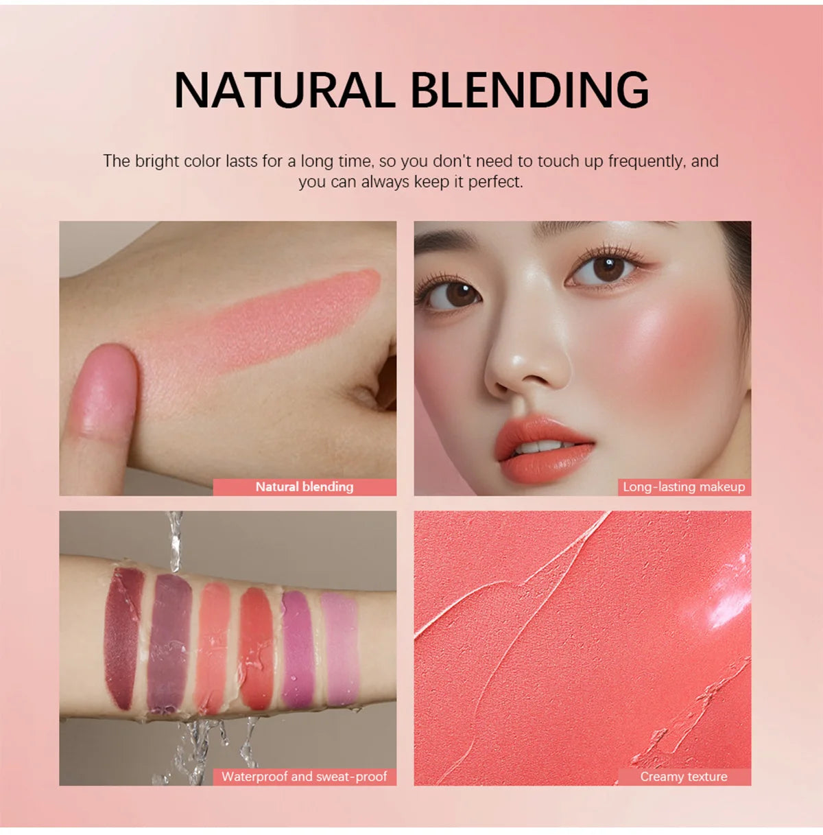 Blush & Lip Stick – Creamy, Hydrating, Blendable Rouge