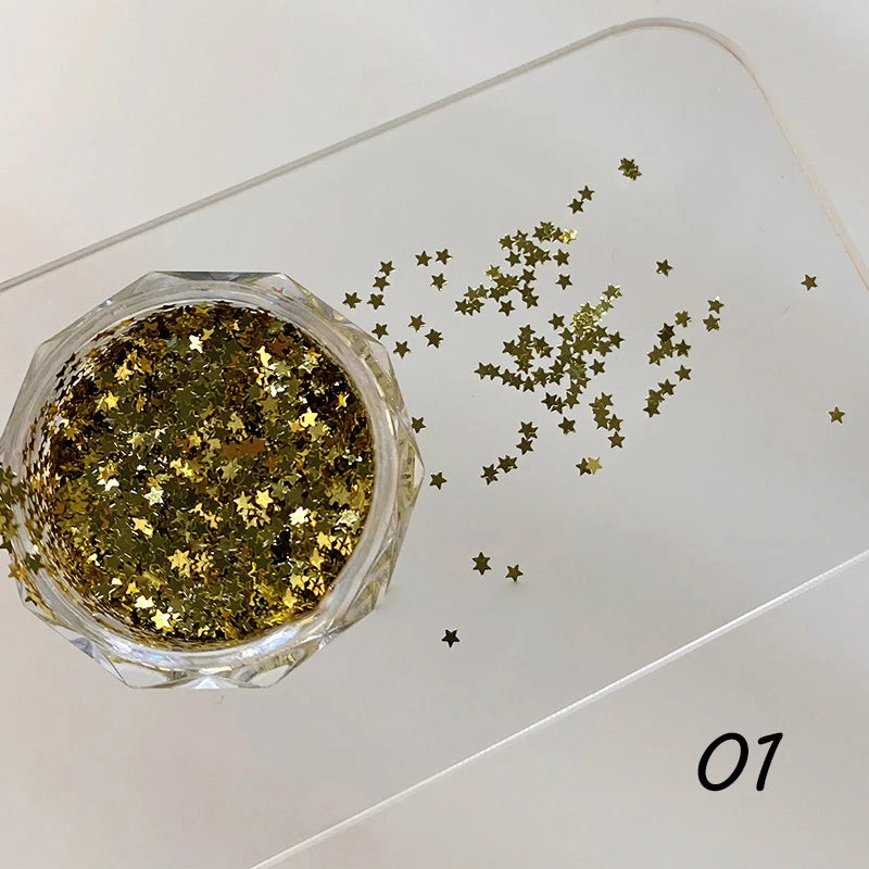 10g Gradient Pearl Nail Powder – Metallic Aurora Effect Glitter Dust for UV Gel Nail Art Decorations