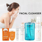 Avene Facial Cleanser & Moisturizing Gel – Deep Cleansing, Whitening, with Cold Cream & SPF 50+ Sunscreen