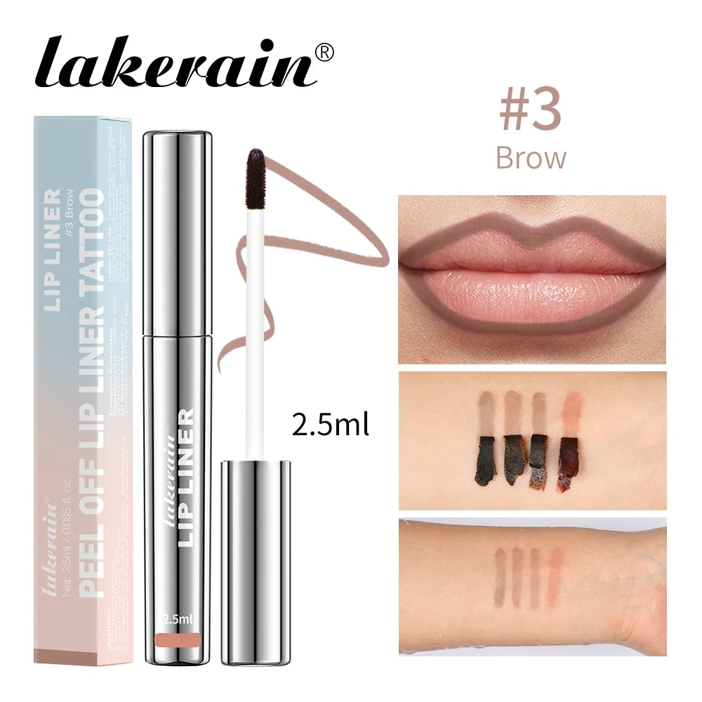 Vitamin E Waterproof Liquid Lip Liner – Long-Lasting with Hyaluronic Acid