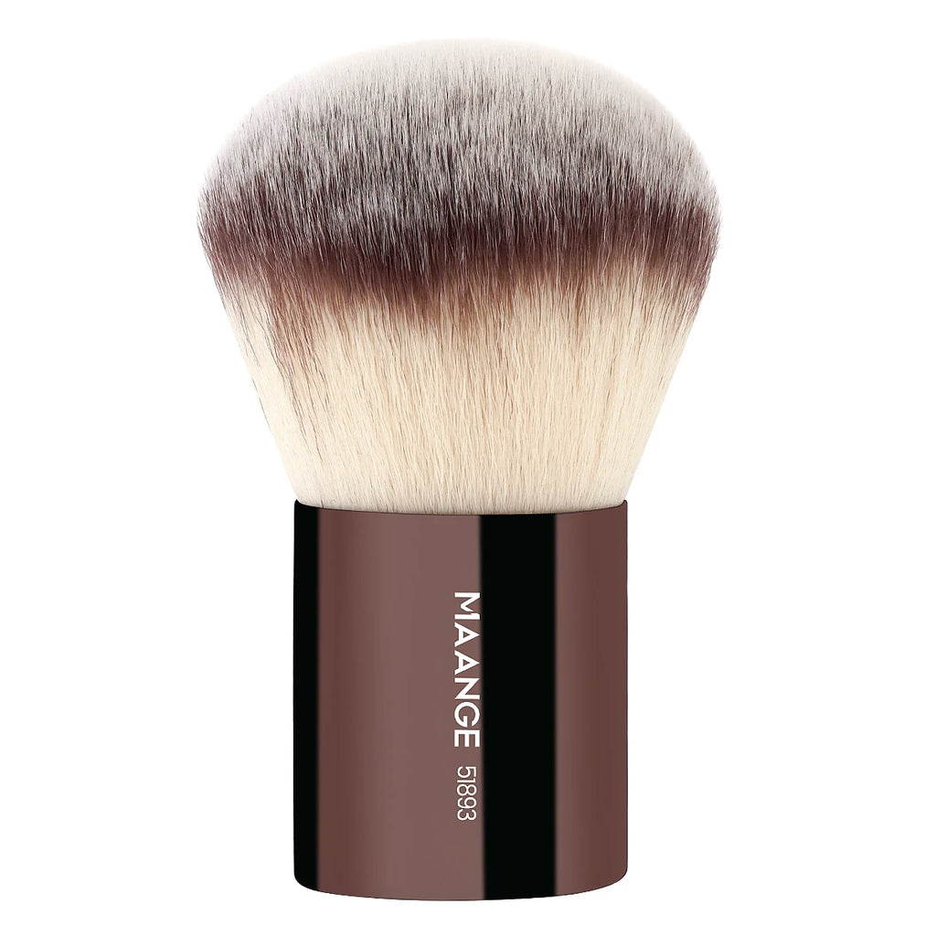 Double-Head Makeup Brush – Soft Fiber Brush for Foundation, Powder, Concealer, Blush & Bronzer Application