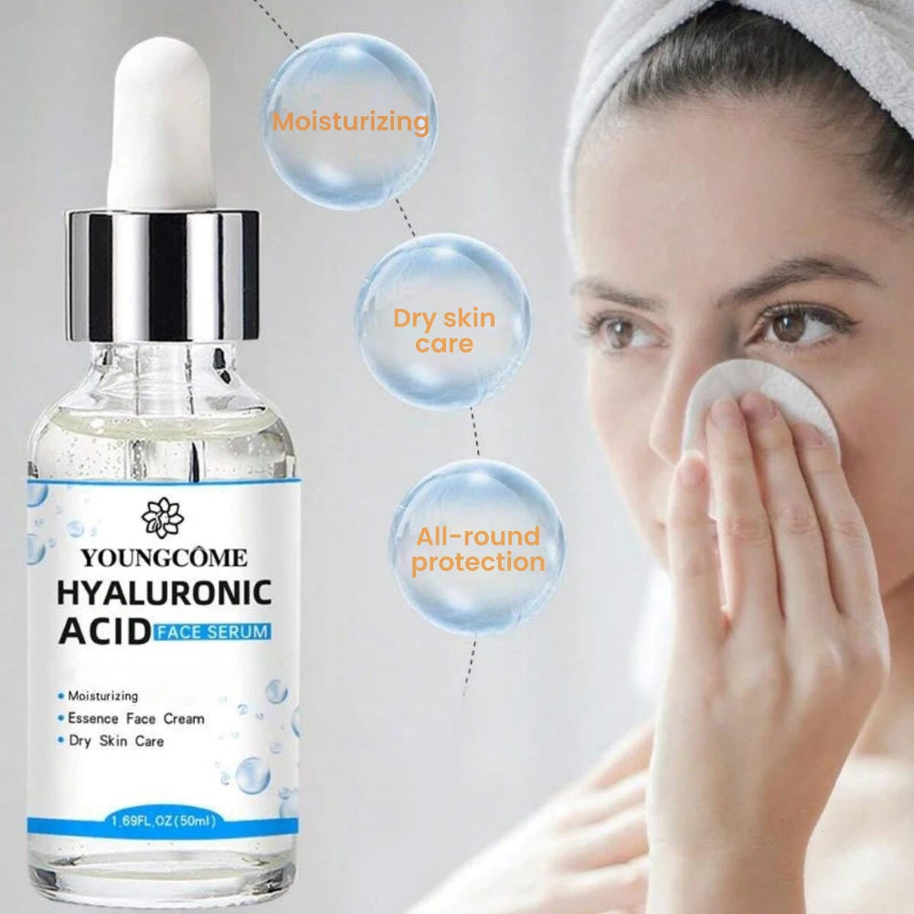 Pore Tightening Hyaluronic Acid Essence – Deep Hydration Cream for Dry Skin