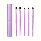 5-Piece Soft Eye & Blush Makeup Brush Set