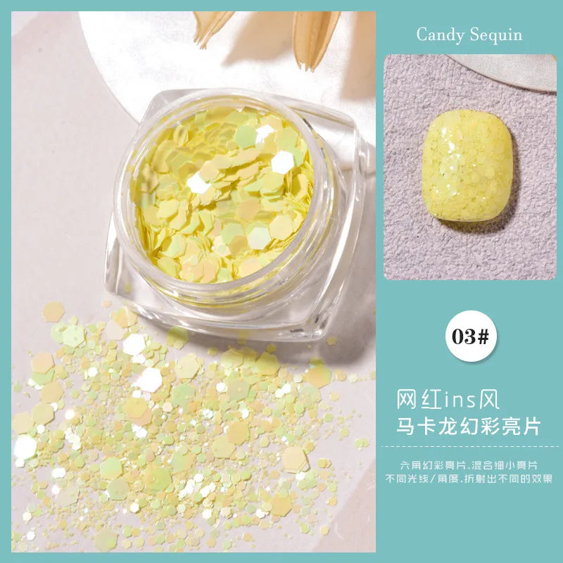 Gold Nail Mirror Glitter Powder – 50 Colors Metallic Chrome Dust Pigment for Gel Polish & Mirror Effect Manicure
