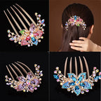 Elegant Bridal Rhinestone Hair Comb – Wedding Hair Clip & Tiara Barrette for Brides