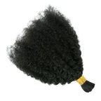 4C Afro Kinky Curly Bulk Hair – Raw Virgin Human Hair for Braiding