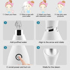 Nano Ionic Facial Steamer – Professional Deep Cleansing Mist Sprayer for Women, Home Spa & Beauty Care