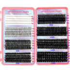 Spiky Individual Lash Clusters – Manga Style Bottom & Top Eyelash Extensions