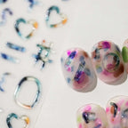 5D Cartoon Nail Art Stickers – Jelly Dessert Bear & Rabbit Decals
