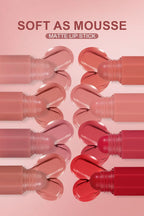 Mini 4-Color Matte Lipstick Pen – Moisturizing, Long-Lasting, Highly Pigmented