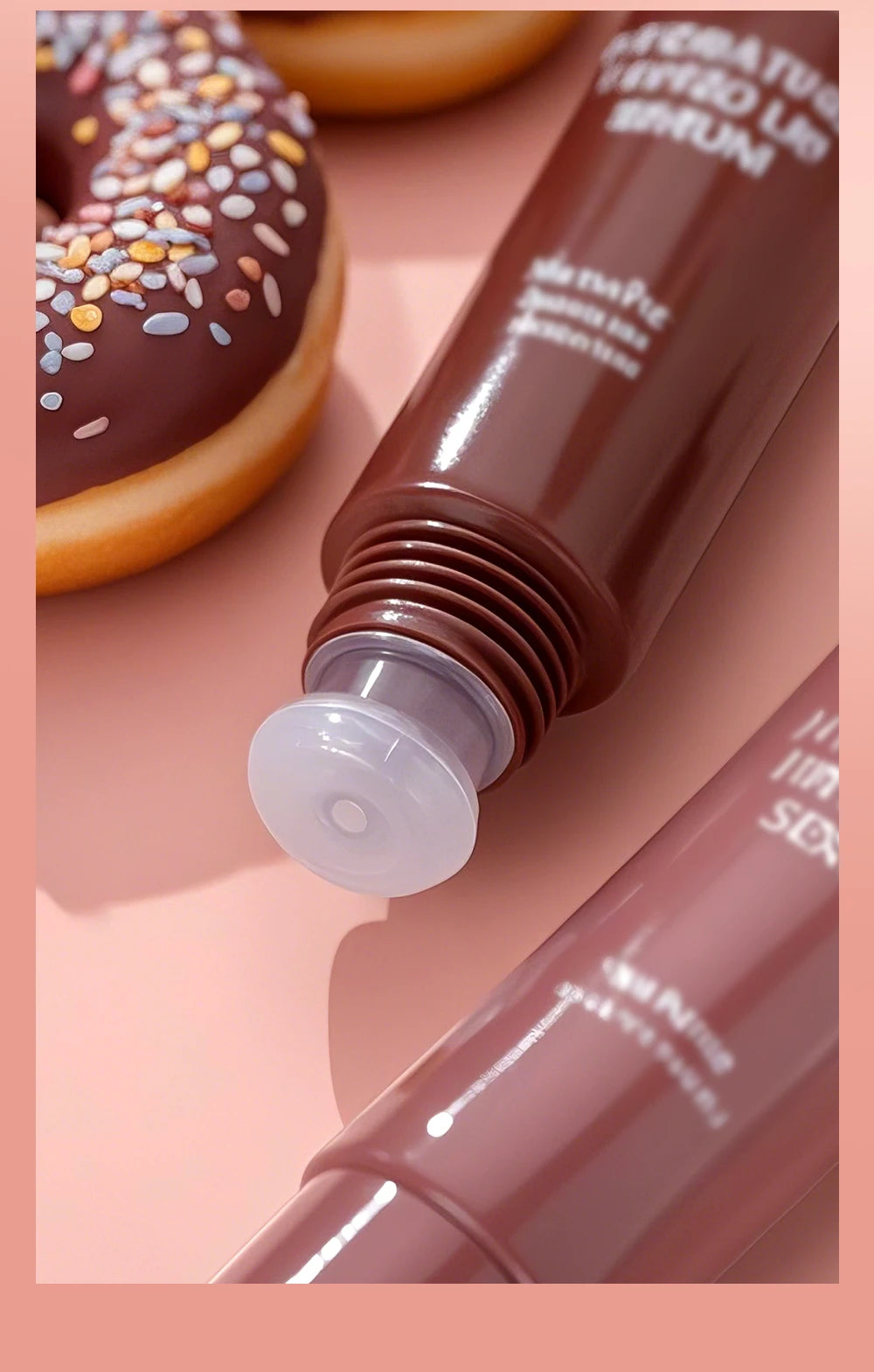 Nude Brown Plumping Lip Gloss – Moisturizing & Tinted, 12g
