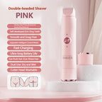 Double-Head Electric Epilator – Rechargeable Painless Hair Remover for Women