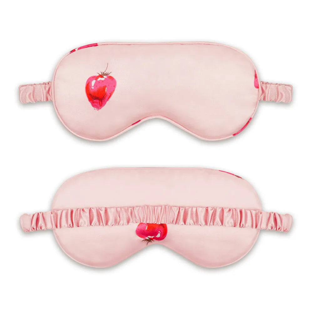 Imitated Silk Sleep Eye Mask – Shading Eyepatch for Travel, Relaxation & Eye Care