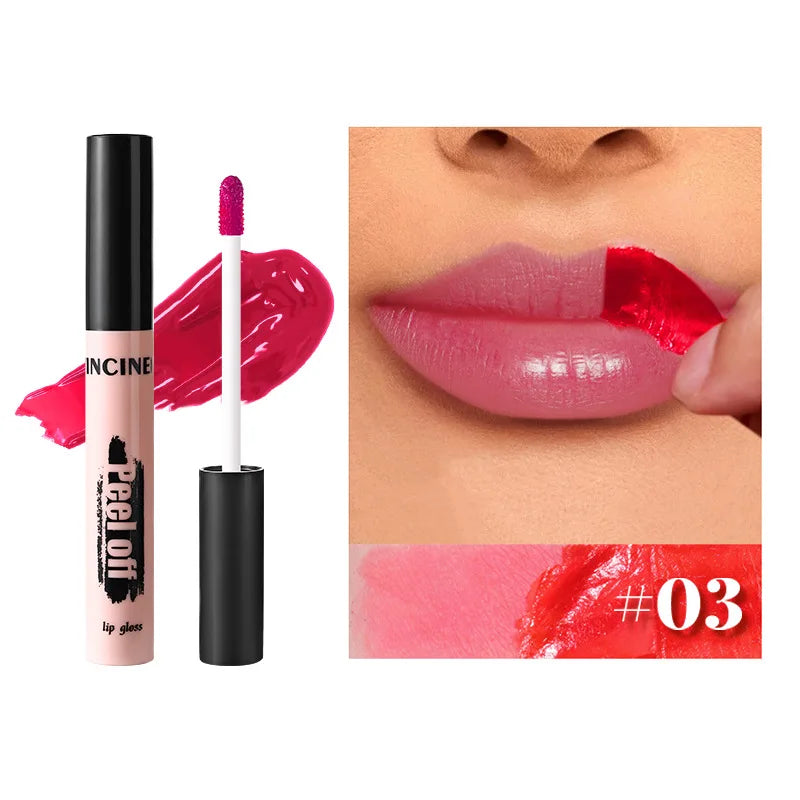 Peel-Off Matte Lip Tint – Long-Lasting Waterproof Lip Stain & Gloss